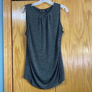 Womens medium New York & Co gray dressy tank top